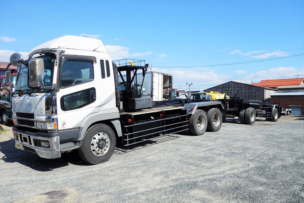 フルトレアームロール22t 2デフ トレクス 新明和 11t積| 名輸自動車