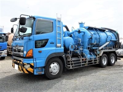 兼松風量40上物ｵｰﾙｽﾃﾝ日野22tｱﾝﾚｯﾄ強力吸引車