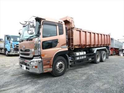 ｽﾃﾝﾚｽ 深ﾀﾞﾝﾌﾟ22t長6.5m高1.1自動ｼｰﾄ47万㎞ CW5YL