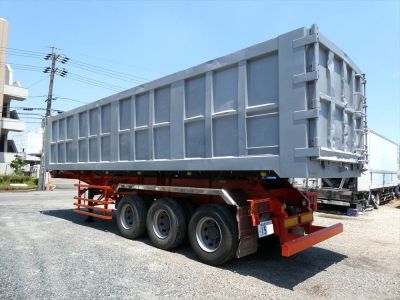 深ﾀﾞﾝﾌﾟ 片開24t積 L10m H1.8m 40.5立 ｼﾝｸﾞﾙ引3軸